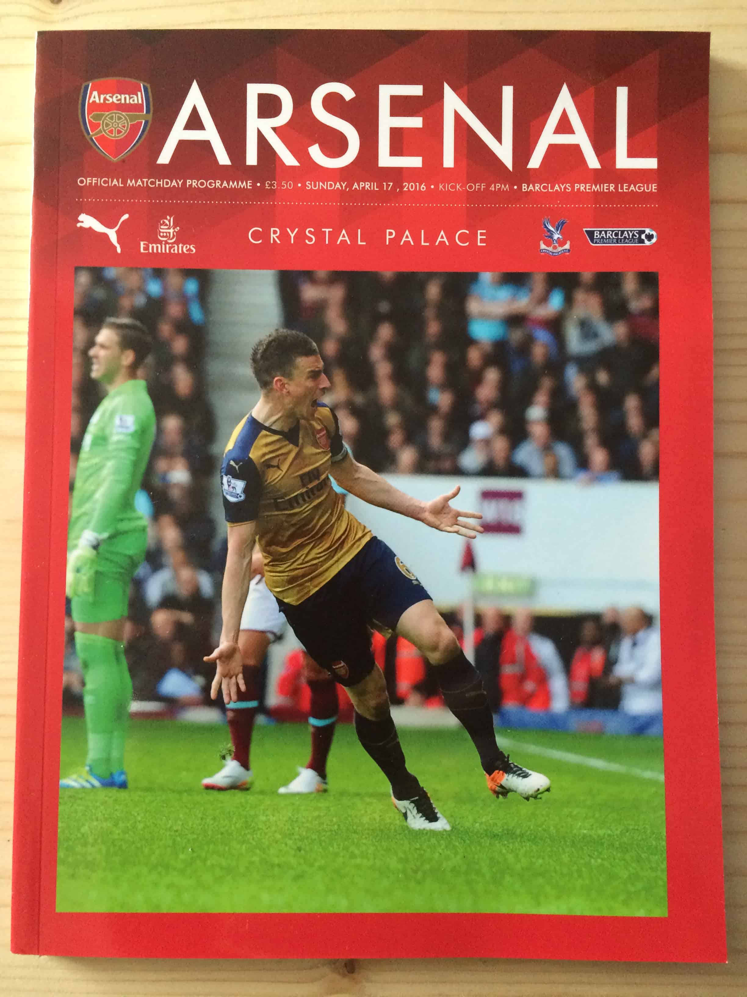 Arsenal FC v Crystal Palace FC